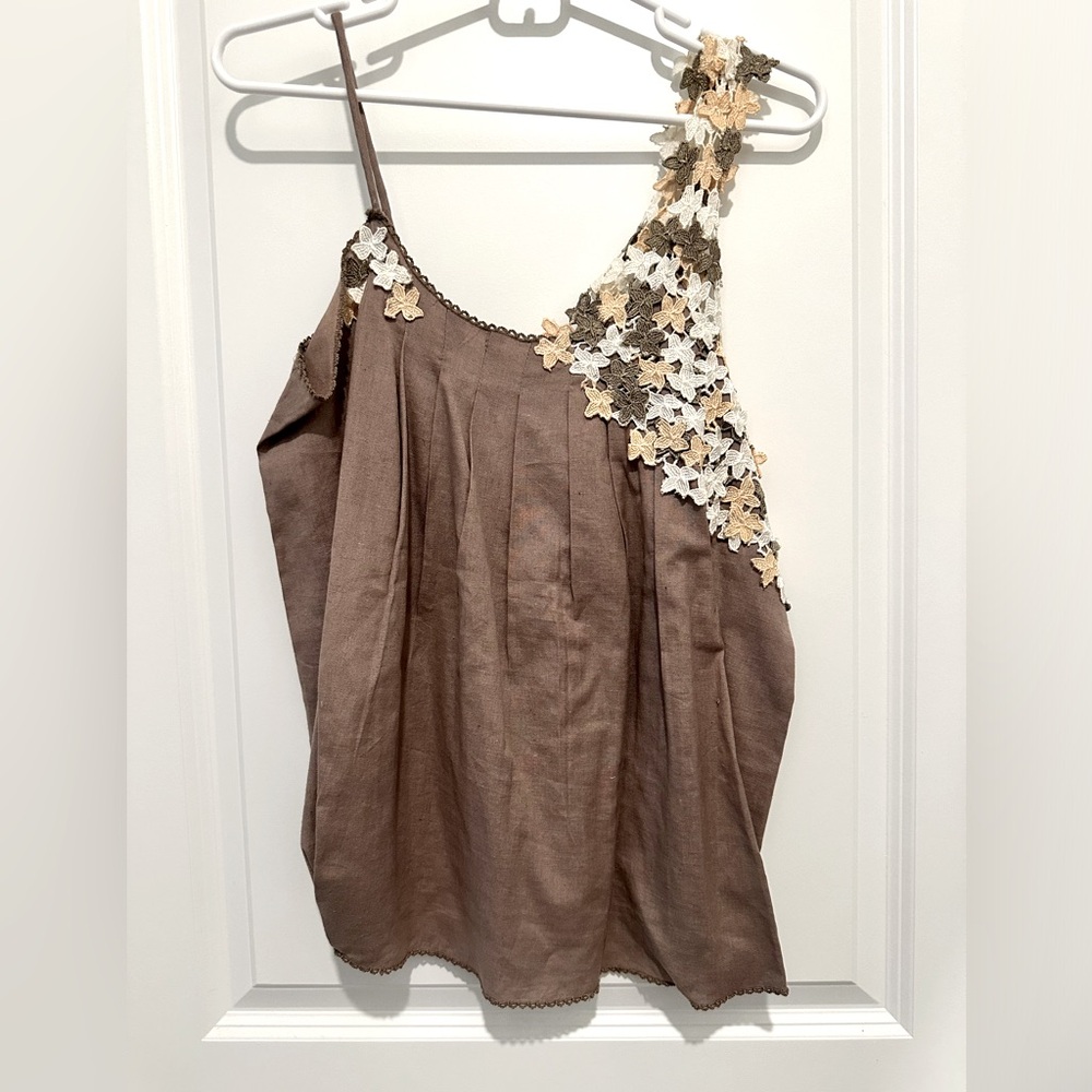 Annie Havlicek Floral Detail Tank